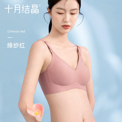 十月结晶5D孕妇哺乳内衣防下垂聚拢产后喂奶怀孕期专用内衣文胸罩 商品图0