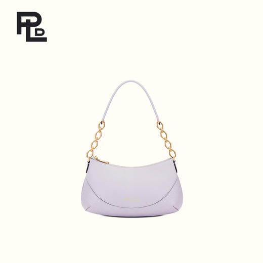 保兰德PLD东方雅奢新品老花经典系列微笑头层牛皮单肩包通勤必备女包 商品图1