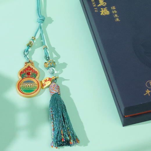 牛首山文创福禄连连车挂中国风汽车挂件车载流苏挂饰送礼纪念品 商品图2