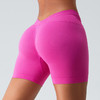 跃牌【化蝶双飞】系列 无缝蜜桃提臀跑步紧身健身运动瑜伽三分短裤 MS0155 商品缩略图3