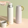 「四色可选！清新森系」保温杯女大容量水杯带盖便携简约清新森系创意个性潮流ins风杯子餐饮用具 商品缩略图0