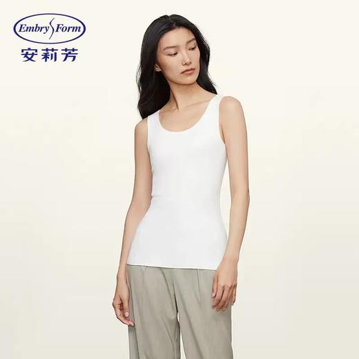 [251]安莉芳专柜新品桑蚕丝混纺背心女圆领无袖舒适无痕打底衫ED00334 商品图0