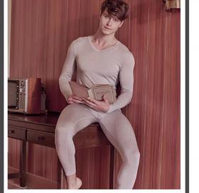 【251】安莉芳IVU男士薄款保暖内衣套装修身打底秋衣秋裤UD00044