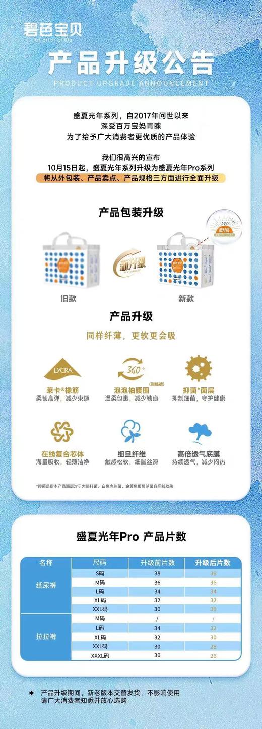 BEABA碧芭宝贝盛夏光年婴儿纸尿裤 商品图5