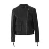 EITIE爱特爱冬季新款机车时尚帅气中性修身显瘦皮衣短外套女7293903 商品缩略图5