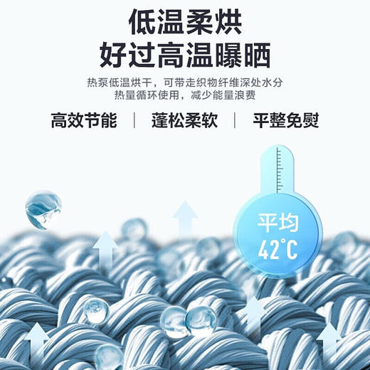 小天鹅（LittleSwan）TH90-H02WY 烘干机 家用干衣机 热泵式紫外线除菌 衣干即停 快烘20分钟 智能家电 以旧换新 9KG热泵性价比款 商品图2
