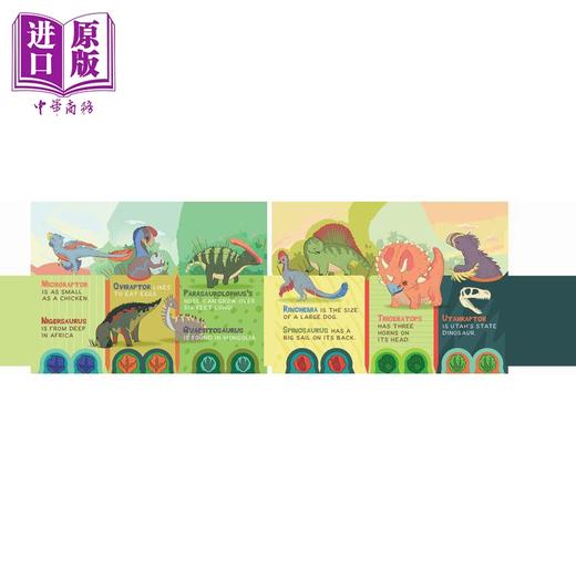 【中商原版】异形书 恐龙火车 Dino Train 英文原版 儿童纸板书 早教认知识物 动物绘本图画书 进口低幼童书 亲子读物3-5岁 商品图2