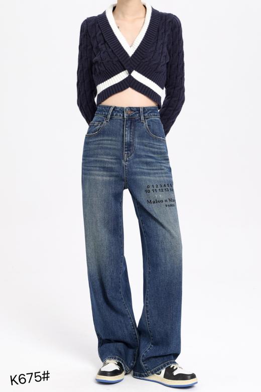 女牛仔直筒裤K675 商品图2