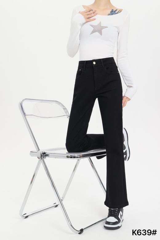 女牛仔微叭裤K639 商品图4