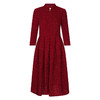 中国风女装，新款秋季复古针织粗纺红色改良旗袍连衣裙OY-230392 商品缩略图4