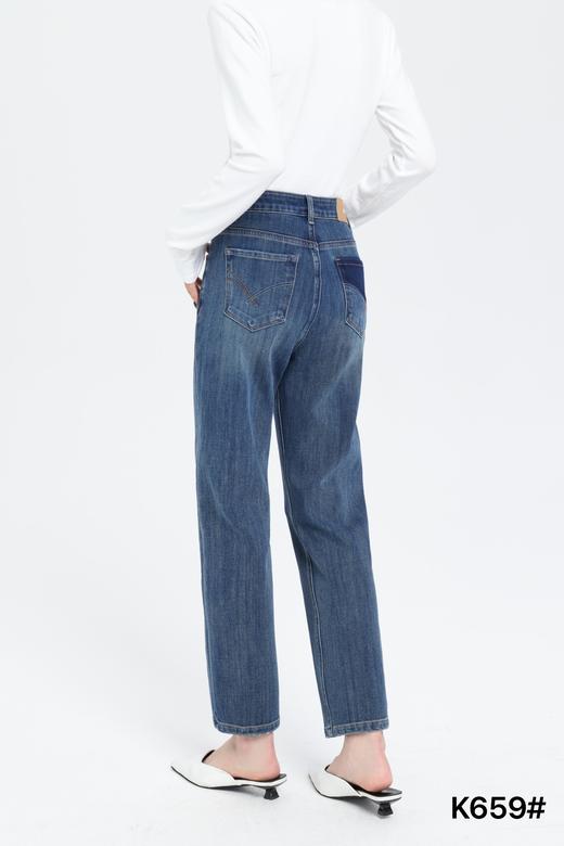 女牛仔烟管裤K659 商品图1