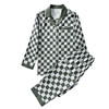 【棋盘格家居服】双层纱家居服格子情侣睡衣全棉长袖长裤居家服套装新 商品缩略图3