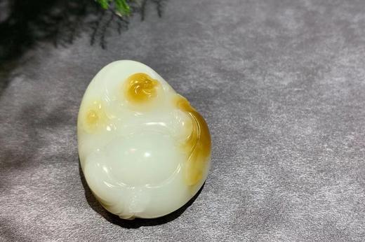 【御珠宫坊】糖羊脂白玉佛挂件 商品图3