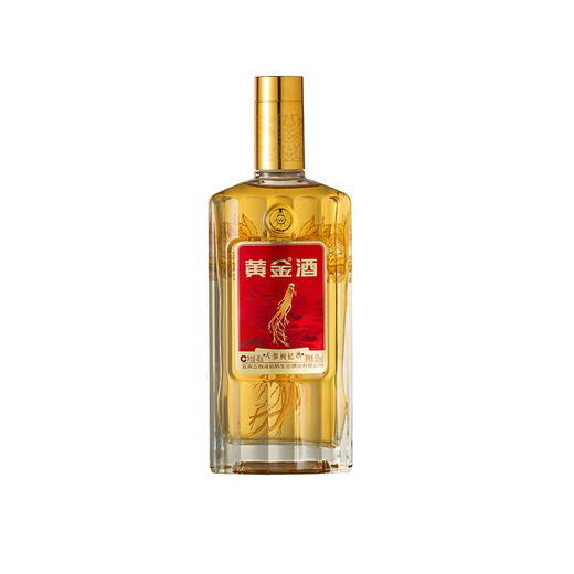 【礼赠好酒】五粮液黄金酒人参枸杞酒礼盒52度480ml*2瓶礼盒酒送礼收藏养生 商品图1