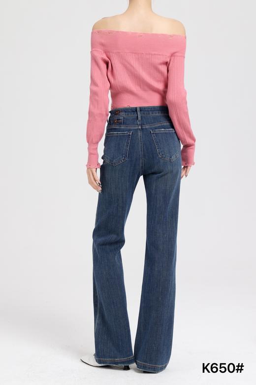 女牛仔微叭裤K650 商品图3