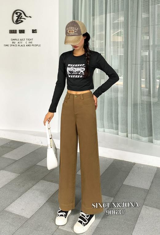 女直筒裤9063 商品图3