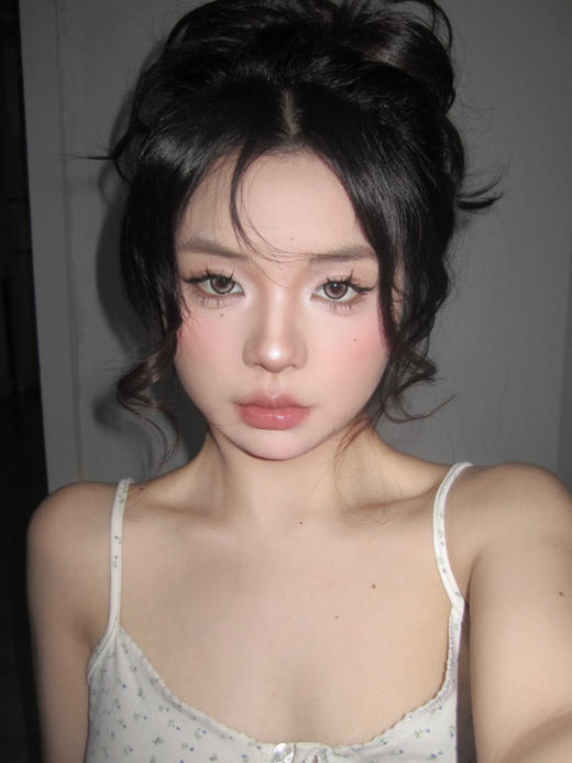 月抛 Lolilook 小竹奶茶 14.2 着色13.6 黑棕 商品图3