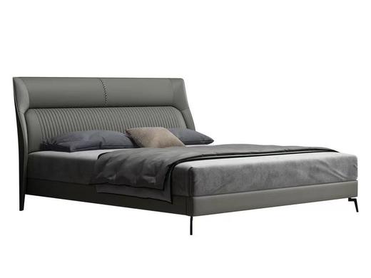 欧瑞驰 简奢 床 仿真皮+实木多层板+松木木方+7公分钢不排骨架+黑色碳素钢脚[免费送装，偏远地区除外] 商品图1