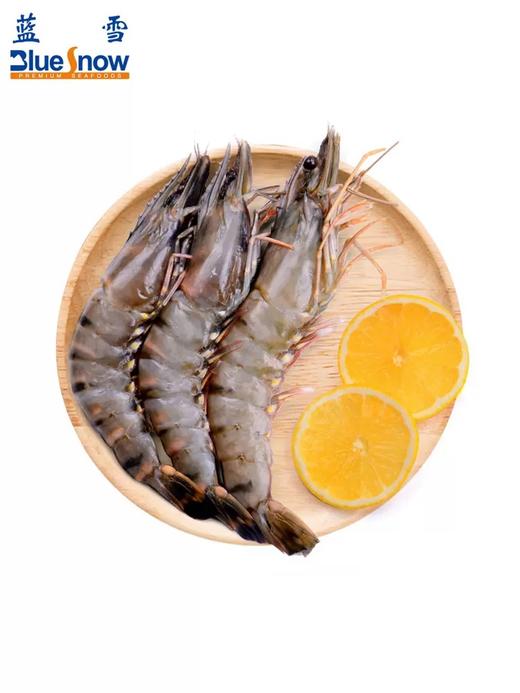蓝雪 黑虎虾冷冻海鲜 （20-25只）肉质紧实 壳薄体肥 500g*1（商） 商品图1
