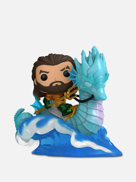 Funko POP!  Ride DLX: AatLK- Aquaman on Storm电影 海王2 Super Deluxe（海王与风暴）公仔手办摆件 67577 商品图3