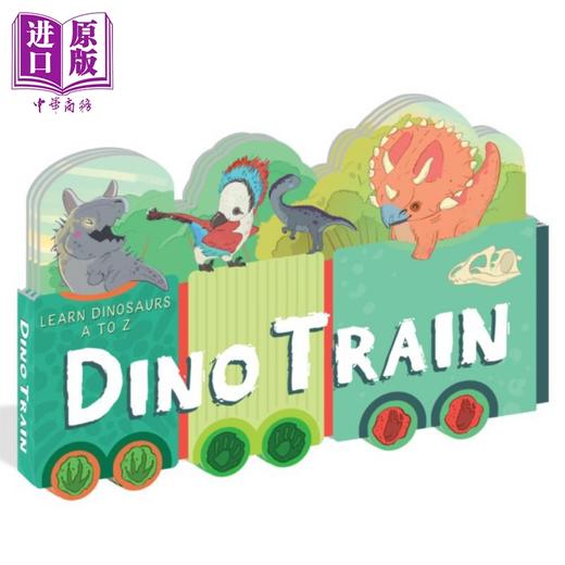 【中商原版】异形书 恐龙火车 Dino Train 英文原版 儿童纸板书 早教认知识物 动物绘本图画书 进口低幼童书 亲子读物3-5岁 商品图3