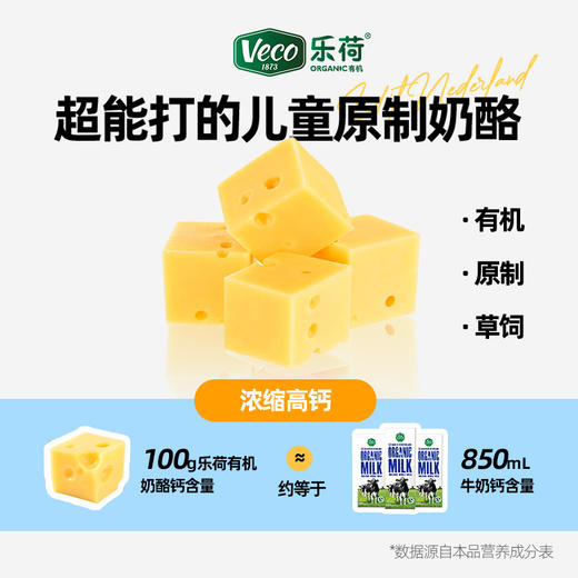 41【干酪，适合烹饪】乐荷有机天然原制奶酪高钙宝宝芝士儿童奶酪 商品图1