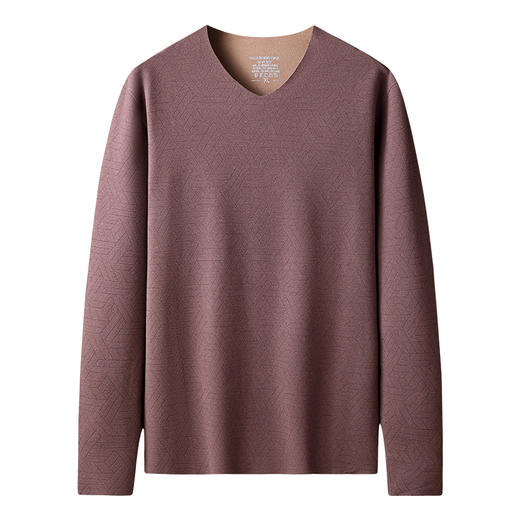 【一口价】【新款DSF】大依优型大码男装德绒保暖内衣弹力加绒舒适保暖秋衣 商品图1