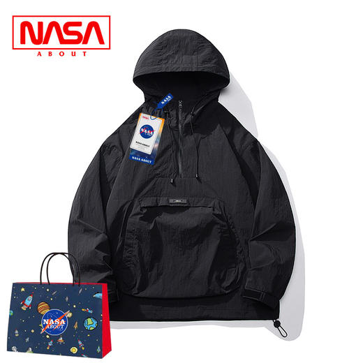 「男女同款！三款配色」NASA潮牌外套冲锋衣男三合一女款可拆卸秋冬季新款机能登山服夹克上衣 商品图1