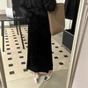 高级感复古丝绒连衣裙 圆领蕾丝拼接气质女 商品缩略图8