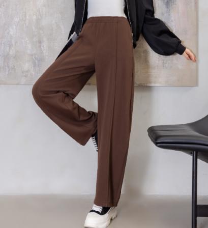 【黑 咖M各1】臣禾 弯刀休闲裤9233060113【金猪甄选】 商品图1