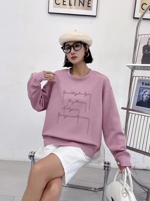 女咖文卫衣8652 商品图8