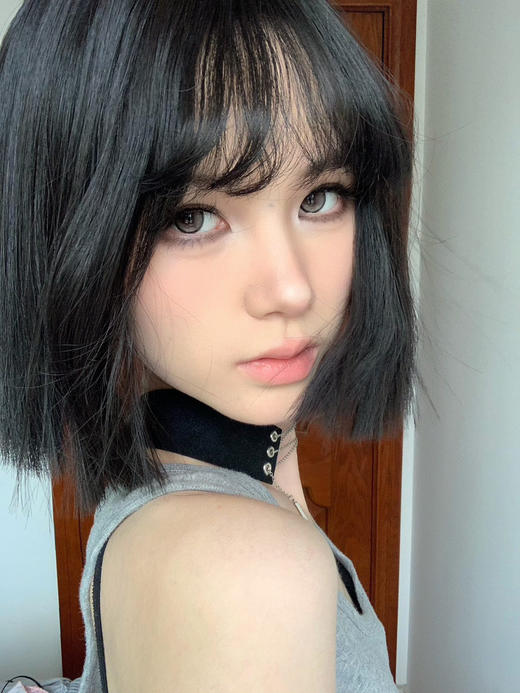 月抛 Lolilook 小竹奶茶 14.2 着色13.6 黑棕 商品图5