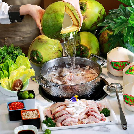 椰子鸡｜耶气满满椰子鸡 约2.4kg 4-6人份火锅套餐 10分钟开吃 商品图5