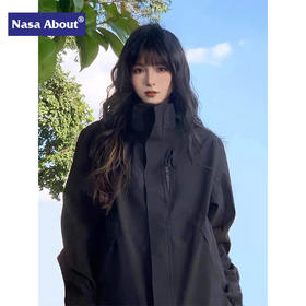 「三合一！数色可选」NASA旅游冲锋衣外套女潮牌登山服春秋薄款冬季三合一可拆卸外套男上衣