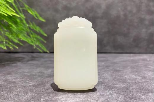 【御珠宫坊·传承系列】羊脂白玉子料无事牌 商品图5