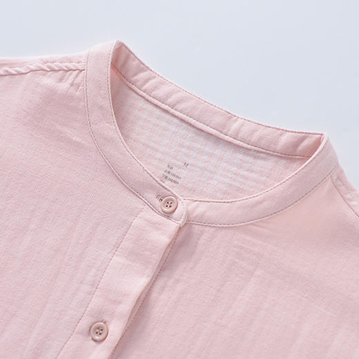 【新品上市】【国潮家居服】国潮风家居服纯棉双层纱情侣家居服全棉睡衣套装立领 商品图12