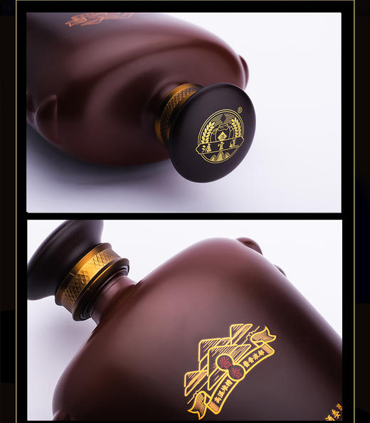 【自营】泸宜遵53度酱香型白酒礼盒 固态发酵粮食酒 500ml*6 整箱 商品图2