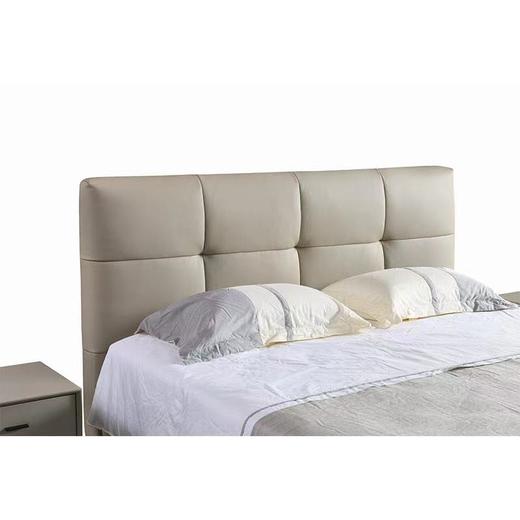 欧瑞驰床简 接面头层真皮+松不框架+五金脚+静音床板[免费送装，偏远地区除外] 商品图1