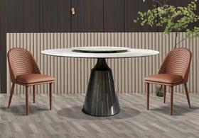 餐桌/餐椅简桌面岩板加碳素钢底座[免费送装，偏远地区除外] (餐椅颜色下单请联系客服)