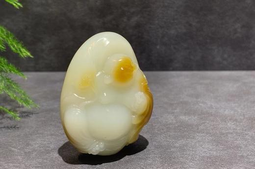 【御珠宫坊】糖羊脂白玉佛挂件 商品图4