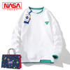 「四款配色」NASA About假两件圆领卫衣 男款秋季宽松休闲打底衫学生上衣 商品缩略图1