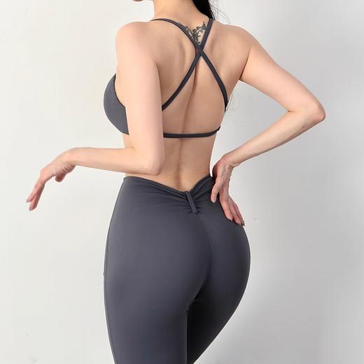 跃牌【化蝶双飞】系列 裸感速干性感交叉美背运动内衣 TM0141 商品图2