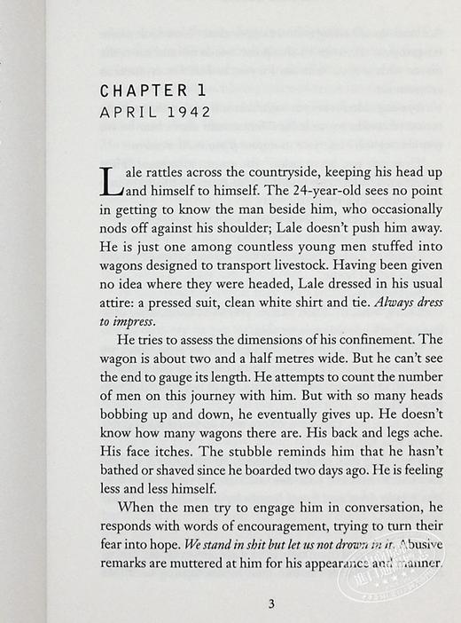 预售 【中商原版】奥斯威辛的刺青师 奥斯维辛的纹身师 英文原版 The Tattooist of Auschwitz Heather Morris 周日泰晤士报畅榜传记 商品图4