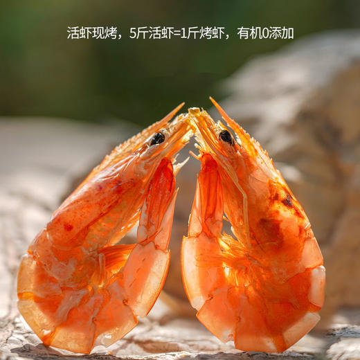 包邮【厂商直发】渤海水产盐田有机烤虾 300g/盒*3个大饱满活虾现烤 商品图3