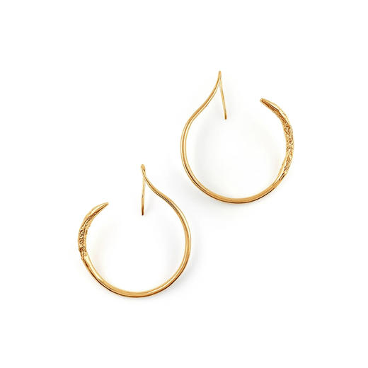 订购10周到｜MISHO-Mini Interrupted Hoops-肯豆同款 耳环［印度设计师］ 商品图1