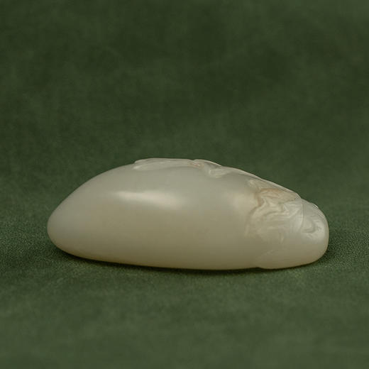 清代 和田玉籽料树叶纹鼻烟壶 商品图0