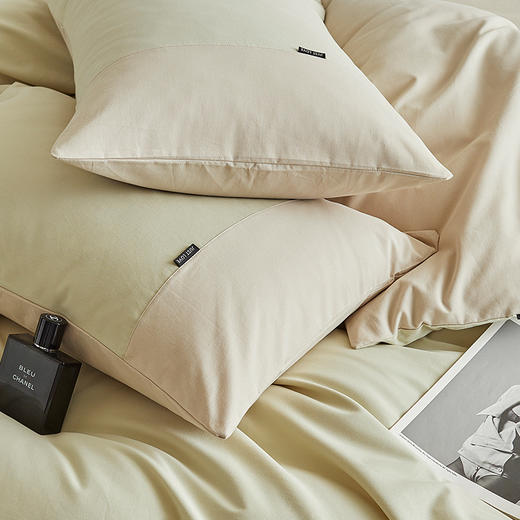 【拼色磨毛四件套】全棉秋冬磨毛精梳棉厚套件拼色四件套 商品图9