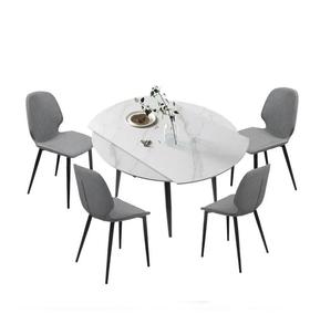 欧瑞驰 简 餐桌 碳素钢底架 +12mm岩板[免费送装，偏远地区除外]