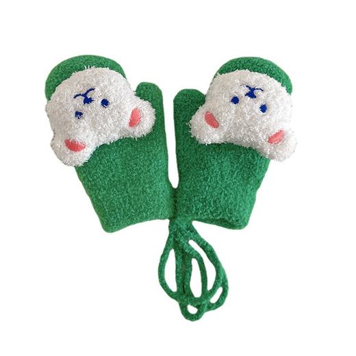 儿童手套新款ins小熊男孩女童1-4岁挂脖宝宝婴儿手套 商品图4