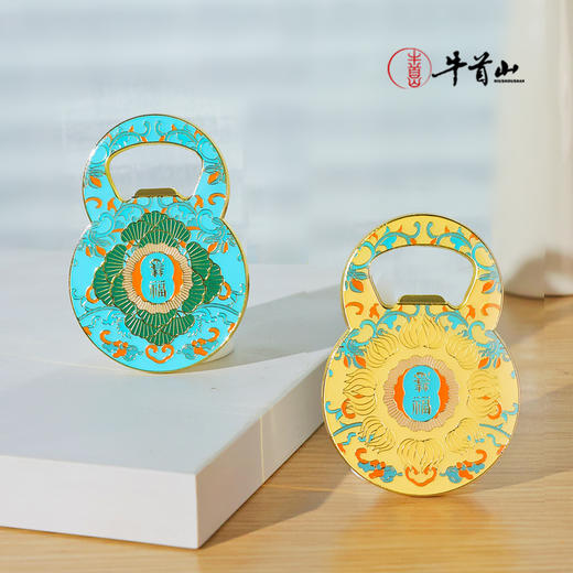 牛首山文创福慧冰箱贴磁贴个性创意装饰南京旅游纪念品礼品磁力贴 商品图0